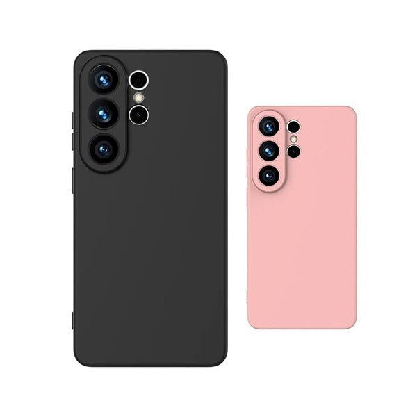Kit 2x Capa Proteção Silicone GIFT4ME Para Samsung Galaxy S26 Ultra - Preto / Rosa