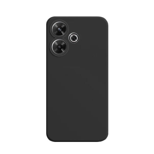 Capa Proteção Traseira Silicone GIFT4ME Compativel Com Xiaomi Redmi 13 - Preto