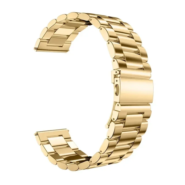 Bracelete de Aço + Ferramenta GIFT4ME Para Garmin Forerunner 170 - Ouro