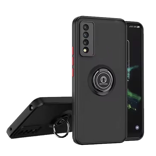 Capa Anti-Impacto Clear com Anel GIFT4ME Para Samsung Galaxy A30s - Transparente/Preto