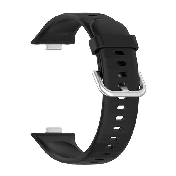 Bracelete Silicone Com Fivela GIFT4ME Para Huawei Watch Fit 4 Pro - Preto