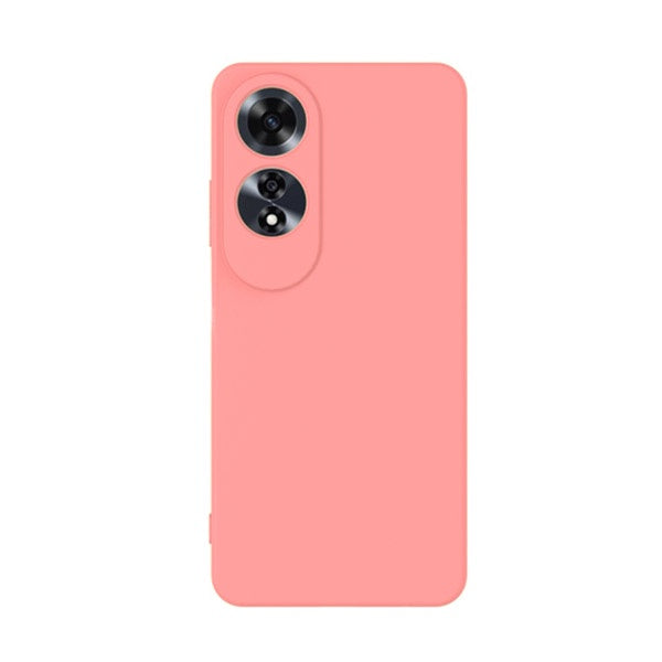 Capa Proteção Traseira Silicone GIFT4ME Compativel Com Oppo A60 - Rosa