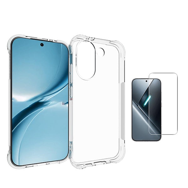 Kit Capa Super Proteção + Película de Vidro Temperado GIFT4ME Para Xiaomi Poco X8 Pro 5G - Transparente