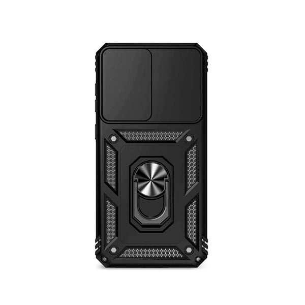 Capa de Proteção Militar Magnética Janela Deslizante GIFT4ME Para Samsung Galaxy A57 5G - Preto