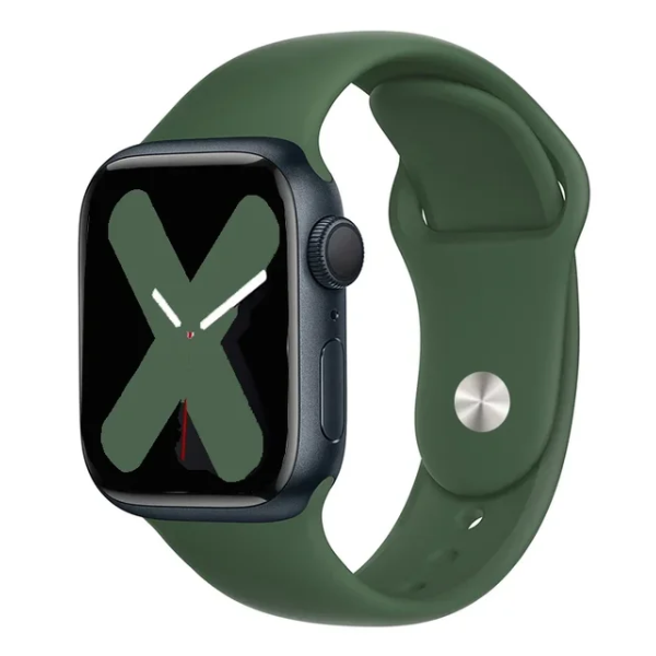 Bracelete Silicone GIFT4ME Para Apple Watch Series 12 - 42mm - Verde Escuro