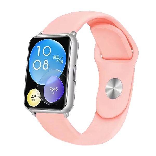 Bracelete Silicone Gift4Me Para Huawei Watch Fit Special Edition - Rosa