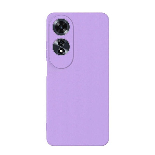 Capa Proteção Traseira Silicone GIFT4ME Compativel Com Oppo A60 - Roxo