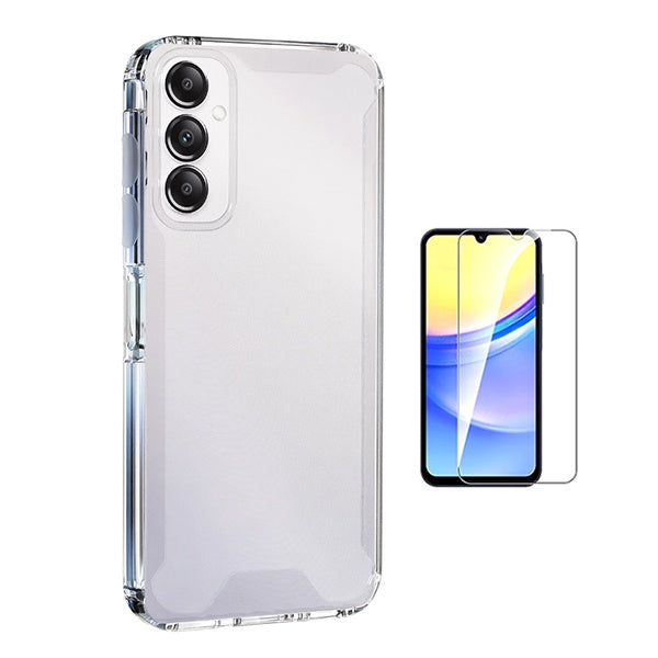 Kit Capa Super Proteção + Película de Vidro Temperado Gift4Me Para Samsung Galaxy A16 - Transparente