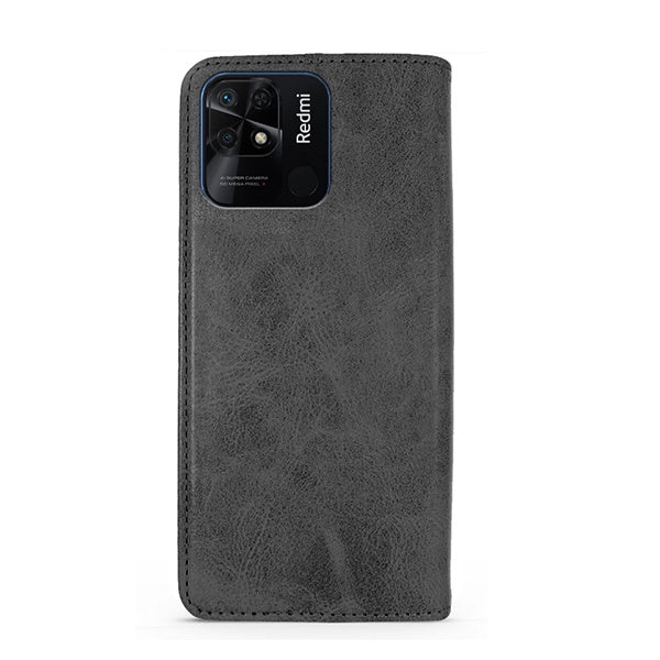 Capa Tipo Livro Fecho Magnético Gift4Me Para Xiaomi Redmi 10C - Preto