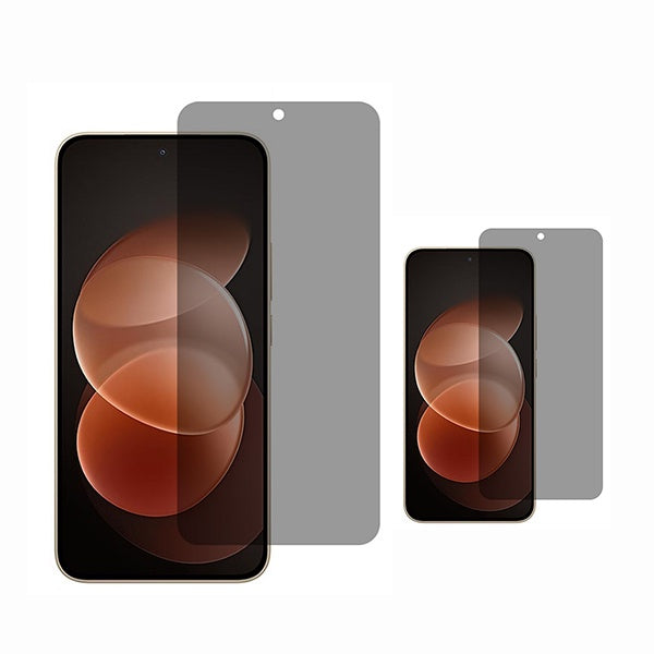 Kit 2 Películas de Vidro Temperado Privacidade GIFT4ME Para Xiaomi Redmi Note 17 Pro 5G - Transparente/Preto