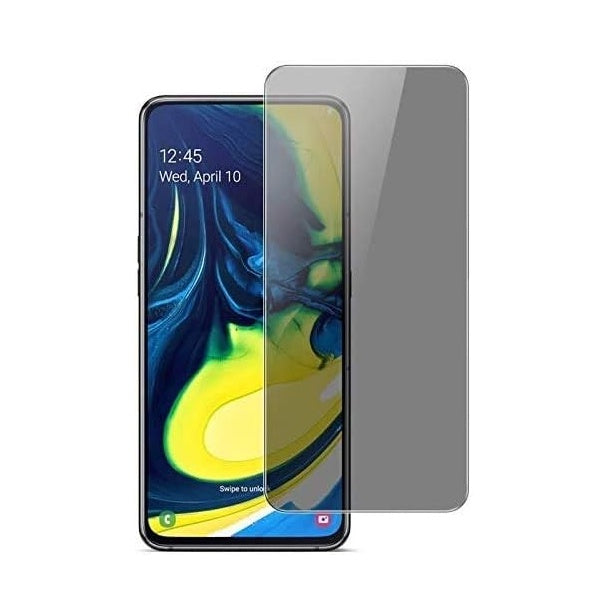 Película de Vidro Temperado Privacidade Gift4Me Para Samsung Galaxy A80 - Transparente/Preto