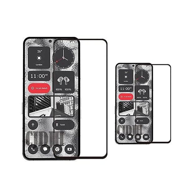Kit 2 Vidro Gorilasglass GIFT4ME Para Nothing Phone (3a) Lite - Transparente/Preto