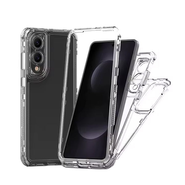 Capa 360° Proteção Frente e Verso GIFT4ME Para Samsung Galaxy S25 Edge 5G - Transparente