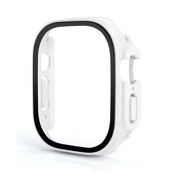 Capa de Proteção + Vidro Gift4Me Para Apple Watch Ultra - 49mm - Transparente/Branco