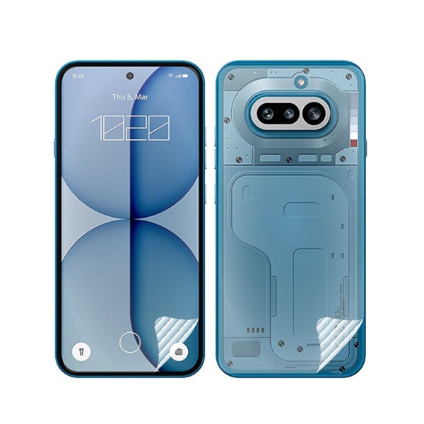 Kit Película Protectora de Hydrogel Frente e Verso GIFT4ME Para Nothing Phone (4a) - Transparente