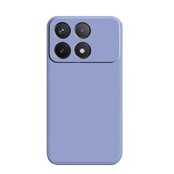 Capa Proteção Traseira Silicone GIFT4ME Compativel Com Xiaomi Poco F6 Pro - Roxo