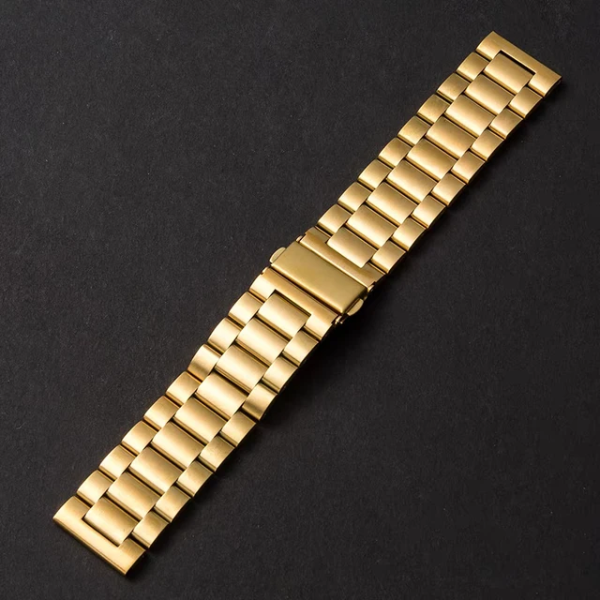 Bracelete de Aço + Ferramenta GIFT4ME Para Coros Apex 2 Pro - Ouro