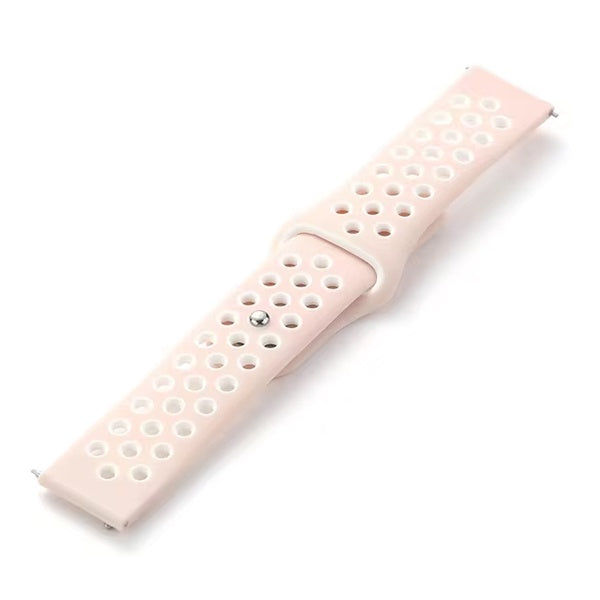 Bracelete Desportiva GIFT4ME Para Garmin Forerunner 570 - 47mm - Rosa / Branco
