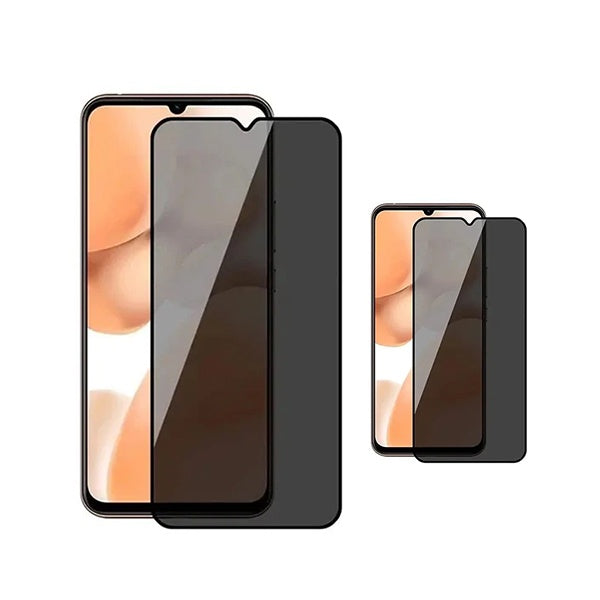 Kit 2 Películas de Vidro Temperado Privacidade GIFT4ME Para Samsung Galaxy A07 4G - Transparente/Preto