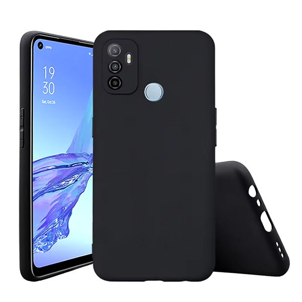 Capa Proteção Silicone Gift4Me Para Oppo A53s - Preto