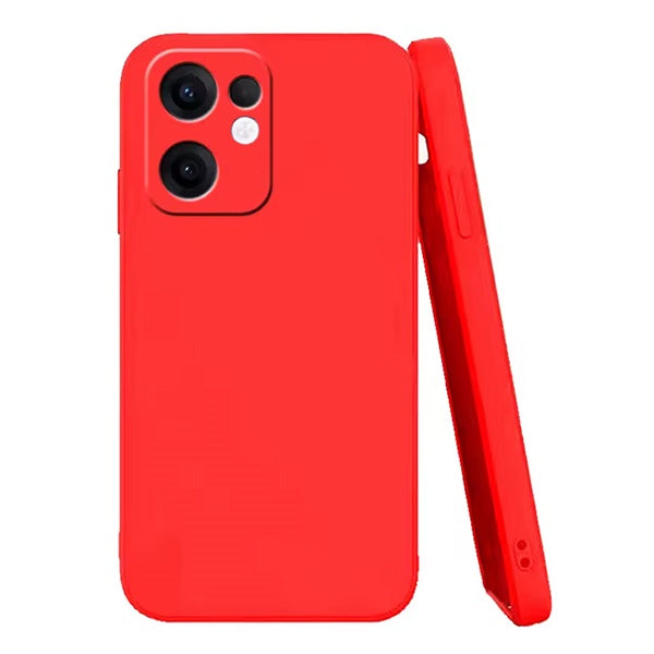 Capa Proteção Silicone GIFT4ME Para Oppo Reno13 F 4G - Vermelho