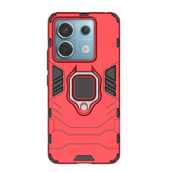 Capa de Proteção Militar Magnética Gift4Me Para Xiaomi Redmi Note 13 - Vermelho