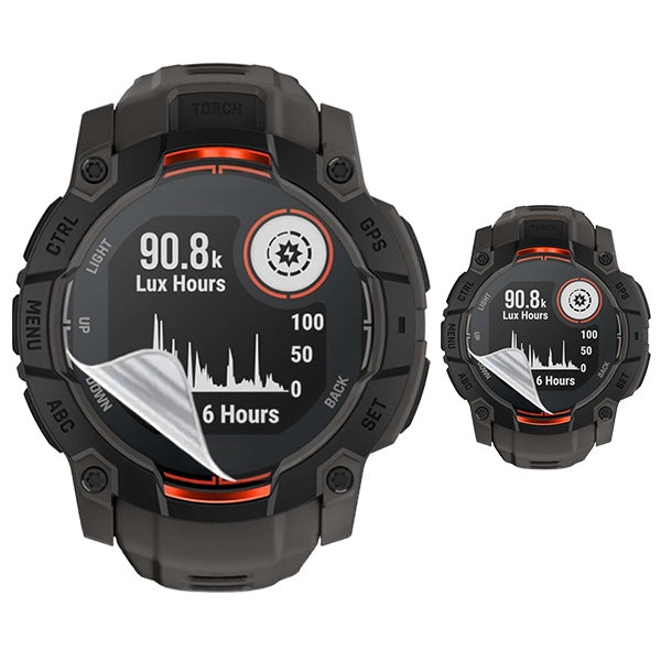 Kit 2x Película Hydrogel GIFT4ME Para Garmin Instinct 3 Amoled Tactical Edition – 50 mm - Transparente
