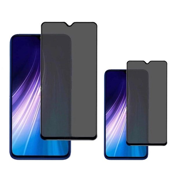 Kit 2 Películas de Vidro Temperado Privacidade GIFT4ME Compativel Com Xiaomi Poco C55 - Transparente/Preto