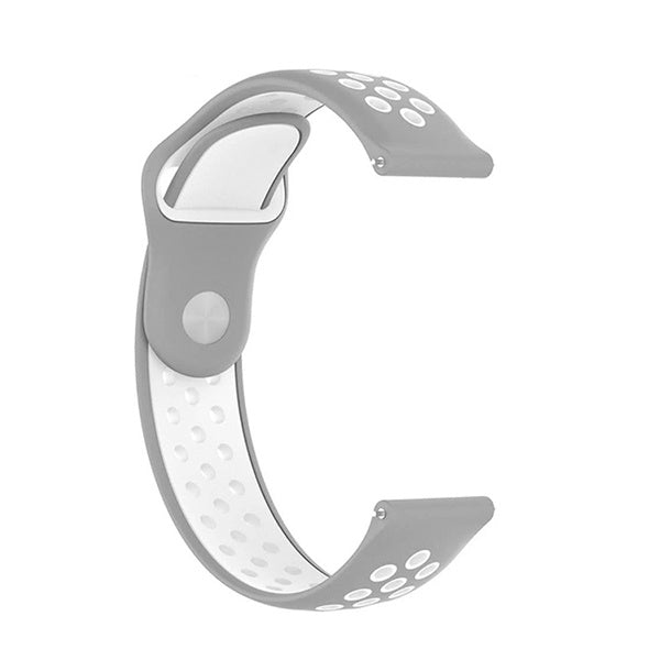 Bracelete Desportiva GIFT4ME Para Amazfit Balance 2 - Cinza / Branco