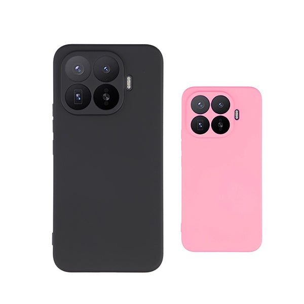 Kit 2x Capa Proteção Silicone GIFT4ME Para Xiaomi 17T 5G - Preto / Rosa