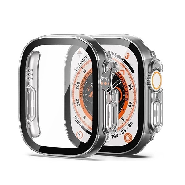 Capa de Proteção + Vidro GIFT4ME Compativel Com Apple Watch Ultra 2 (2024) - Transperente