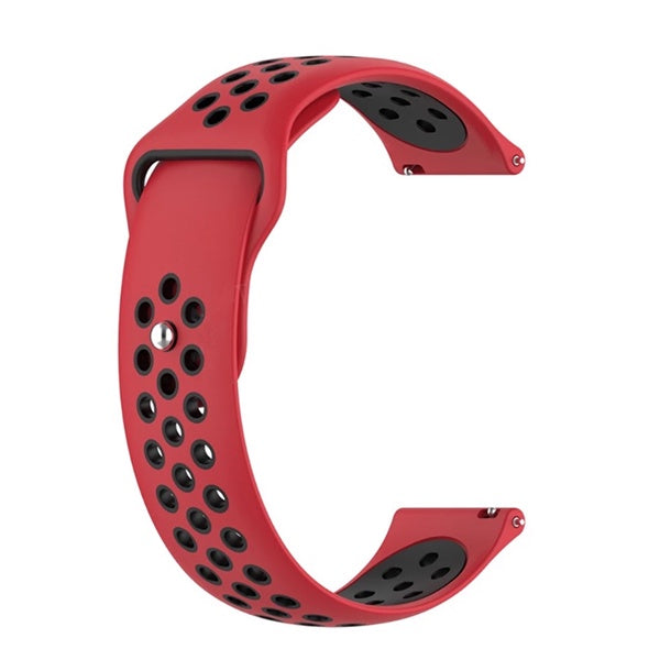 Bracelete Desportiva GIFT4ME Para Garmin Approach S50 - Vermelho / Preto