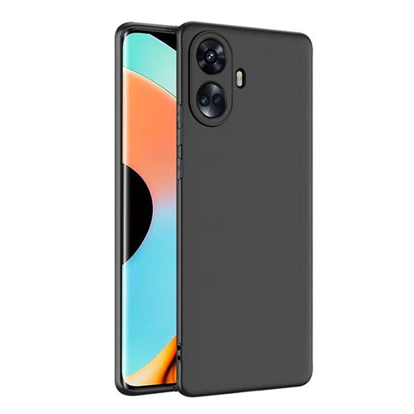Capa Proteção Traseira Silicone GIFT4ME para Realme 10 Pro + Plus - Preto