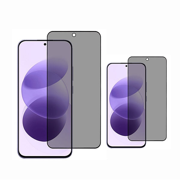 Kit 2 Películas de Vidro Temperado Privacidade GIFT4ME Para Xiaomi Redmi Note 17 5G - Transparente/Preto