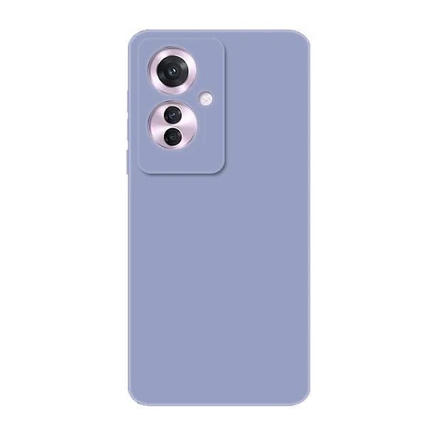 Capa Proteção Traseira Silicone GIFT4ME para Oppo Reno11 F - Roxo