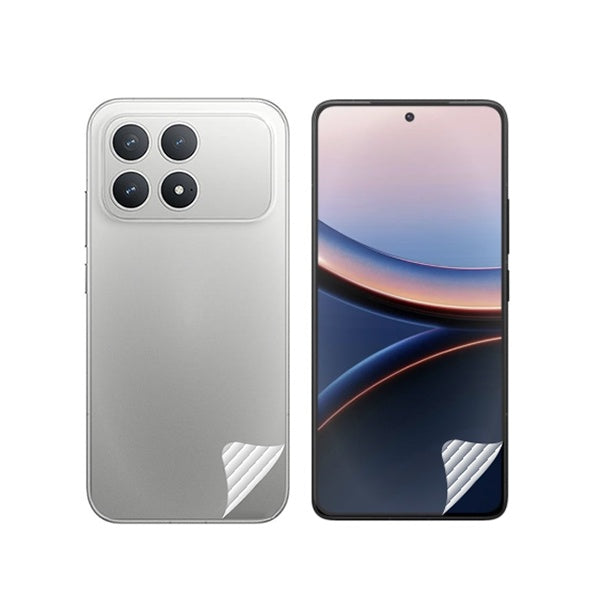 Kit Película Protectora de Hydrogel Frente e Verso GIFT4ME Para Xiaomi Poco F8 Pro - Transparente