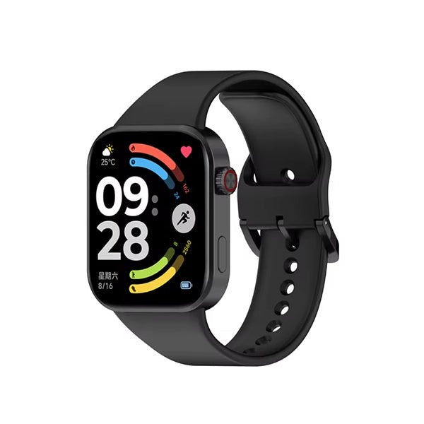 Bracelete Silicone Com Fivela GIFT4ME Para Xiaomi Redmi Watch 6 - Preto