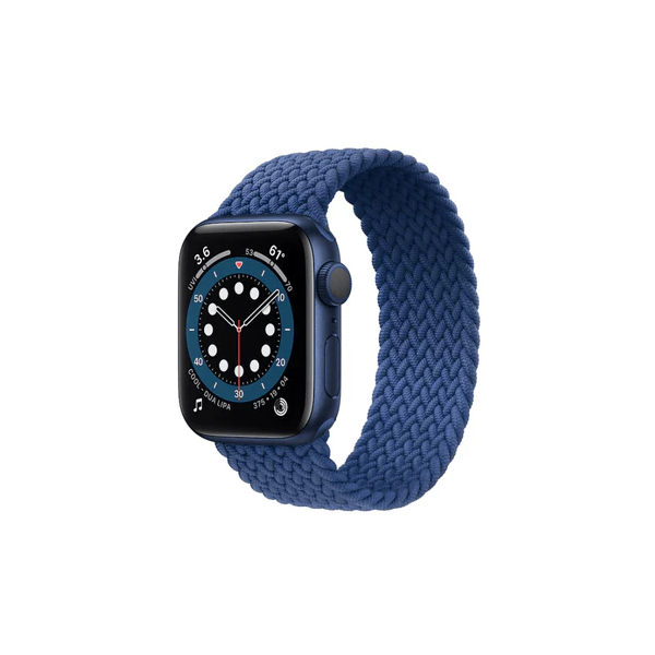 Bracelete Solo Nylon para Apple Watch SE 3 - 40mm (Pulso:152-165mm) - Azul Escuro