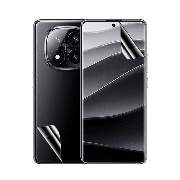 Kit Película Protectora de Hydrogel Frente e Verso Gift4Me Para Xiaomi Redmi Note 14 Pro + Plus - Transparente