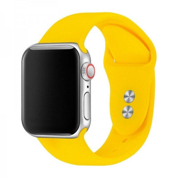 Bracelete Silicone GIFT4ME Para Apple Watch Ultra 4 - Amarelo