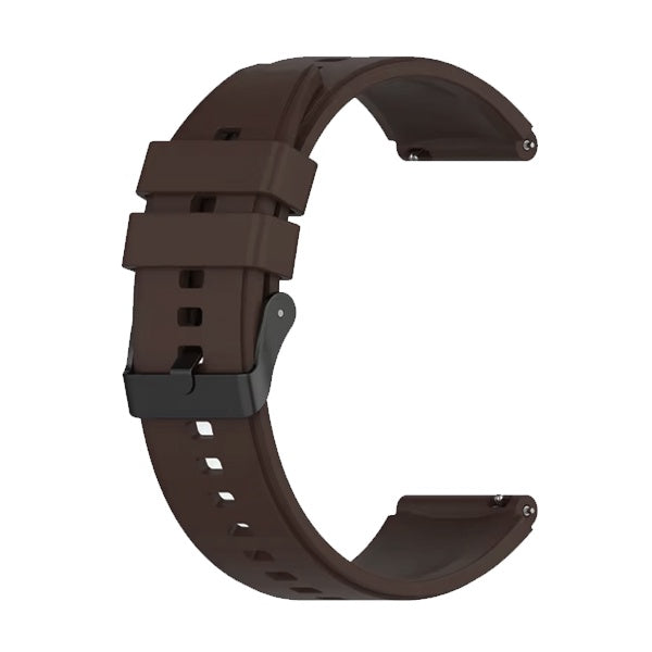 Bracelete Silicone Com Fivela GIFT4ME Para Garmin Approach S50 - Castanho