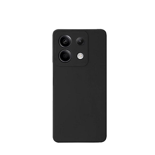Capa Proteção Traseira Silicone GIFT4ME Compativel Com Xiaomi Redmi Note 13 Pro 4G - Preto