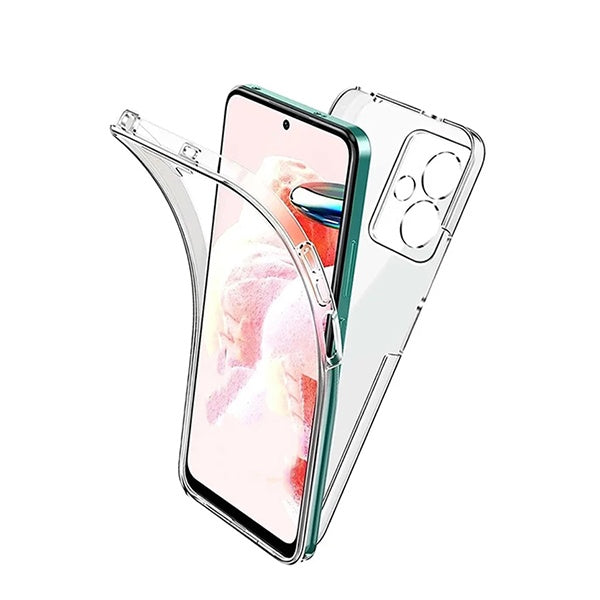 Capa 360° Proteção Frente e Verso GIFT4ME Compativel Com Xiaomi Redmi 13 - Transparente