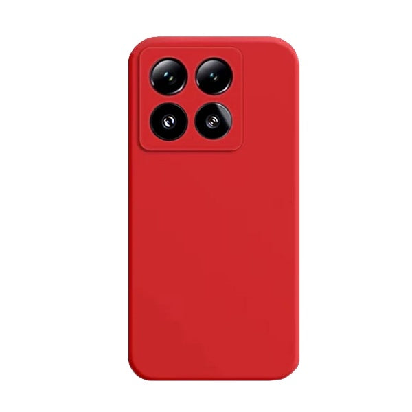 Capa Proteção Silicone Gift4Me Para Xiaomi 15 Pro - Vermelha