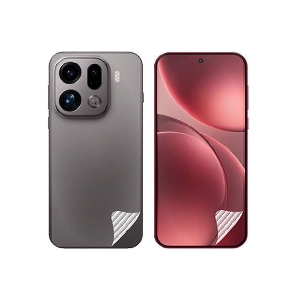 Kit Película Protectora de Hydrogel Frente e Verso GIFT4ME Para Oppo Find X9 Pro - Transparente