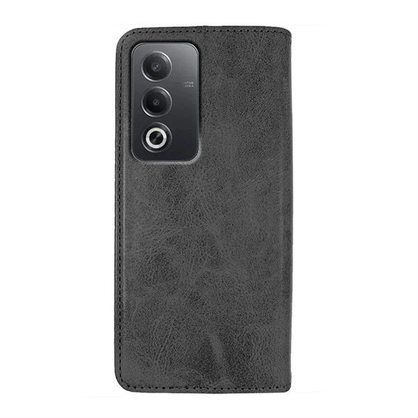 Capa Tipo Livro Fecho Magnético Gift4Me Para Oppo A80 5G - Preto