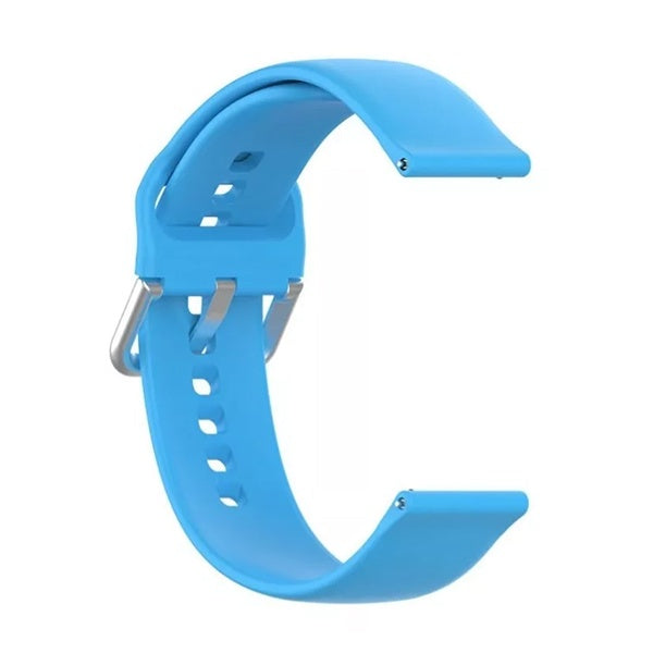 Bracelete Silicone Com Fivela GIFT4ME Para Amazfit Balance 2 - Azul Céu
