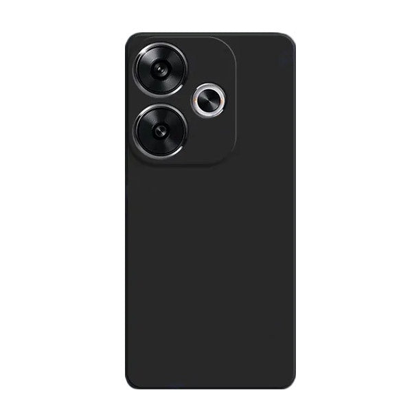 Capa Proteção Traseira Silicone GIFT4ME Compativel Com Xiaomi Poco F6 - Preto