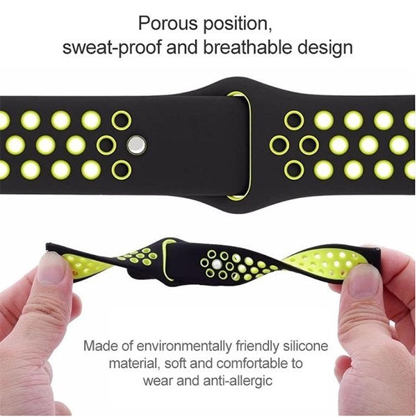 Bracelete Desportiva GIFT4ME Para Amazfit Balance 2 - Preto / Verde