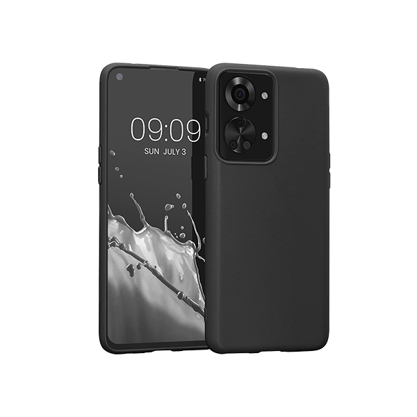 Capa Proteção Traseira Silicone para OnePlus Nord 2T - Preto